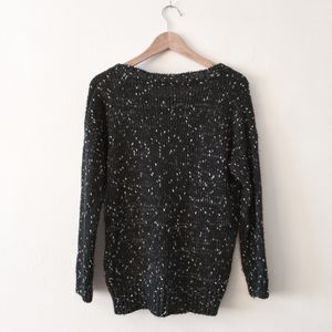 QED London Sweaters - Black & white QED London knitted 🐈 sweater size S QED London Sweaters - Black & white QED London knitted 🐈 sweater size S